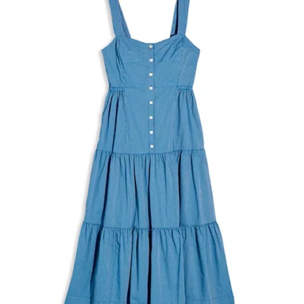 Madewell Suzette Striped Midi Dress